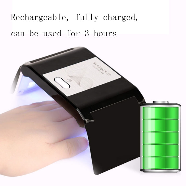BLUEQUE 36W Manicure Lamp Rechargeable Portable Folding LED/UV Phototherapy Machine Nail Lamp
