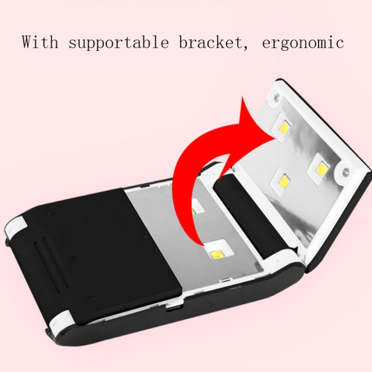 BLUEQUE 36W Manicure Lamp Rechargeable Portable Folding LED/UV Phototherapy Machine Nail Lamp