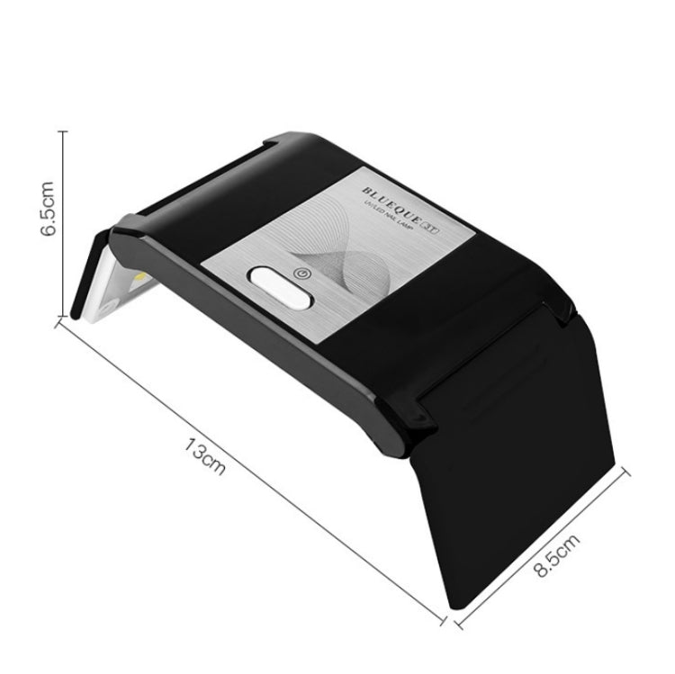 BLUEQUE 36W Manicure Lamp Rechargeable Portable Folding LED/UV Phototherapy Machine Nail Lamp