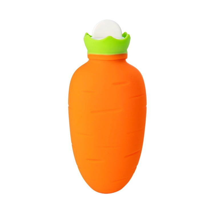 Carrot-Shaped Silicone Water Injection Warm Water Bag Winter Leak-Proof And Explosion-Proof Hand Warmer