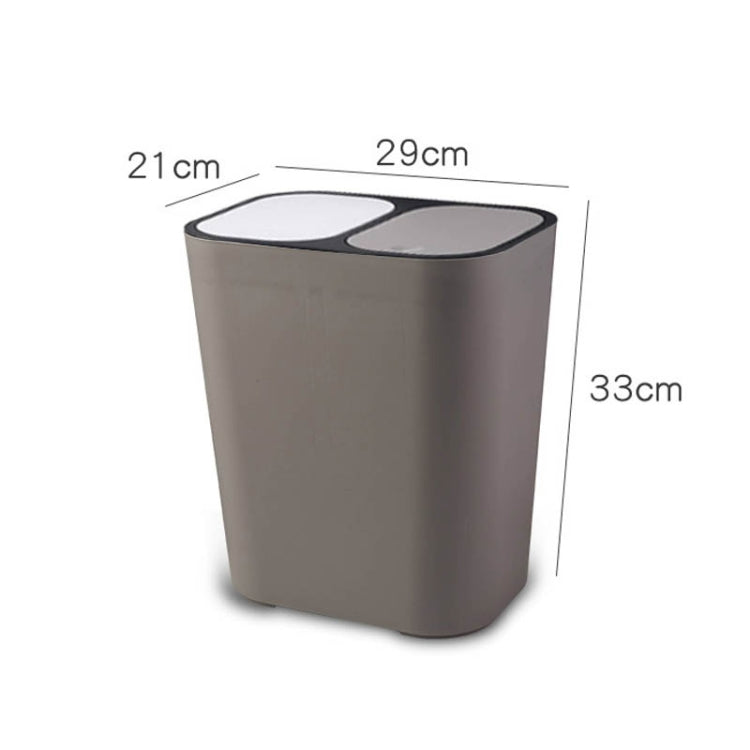 Dry And Wet Classification Press Trash Can Household Kitchen Paper Basket