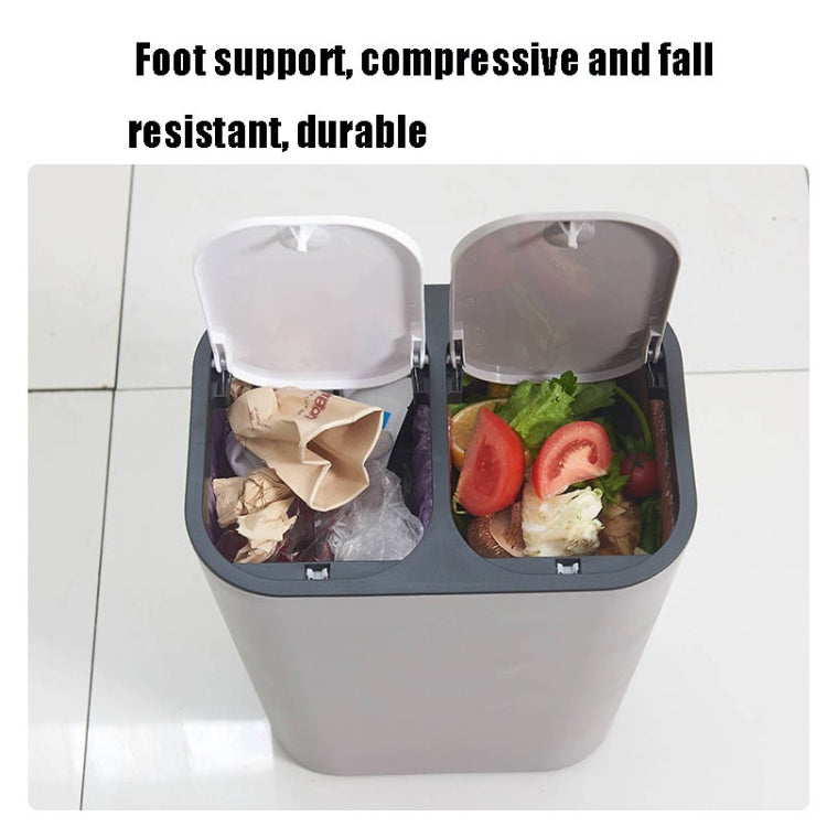 Dry And Wet Classification Press Trash Can Household Kitchen Paper Basket