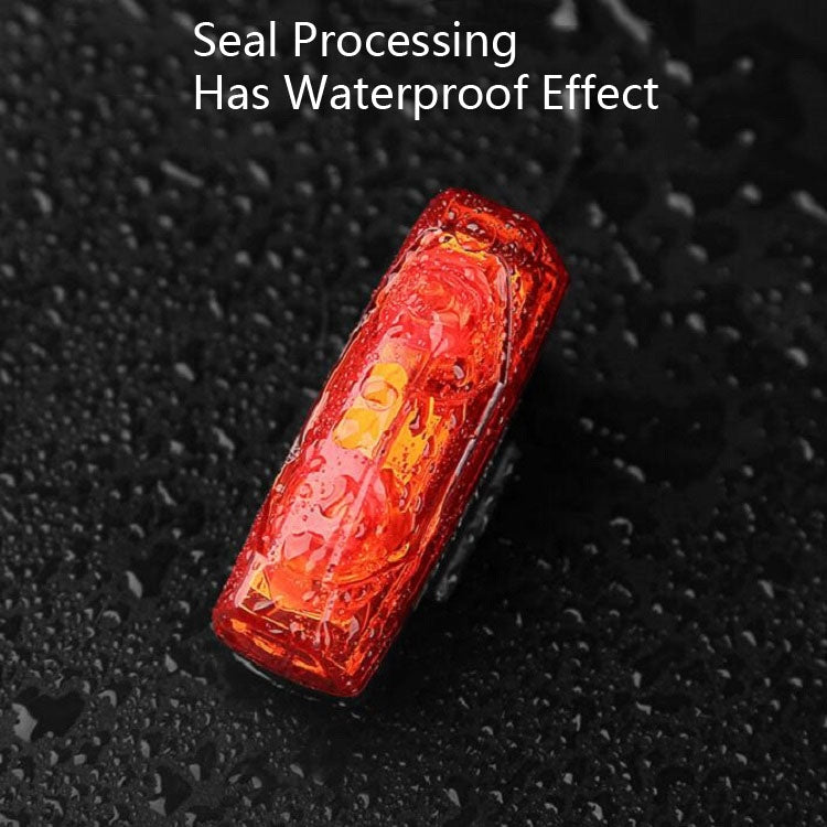 Magnetic Induction Taillight Bicycle Self-Generation Induction Taillight Waterproof Night Riding Safety Warning Light