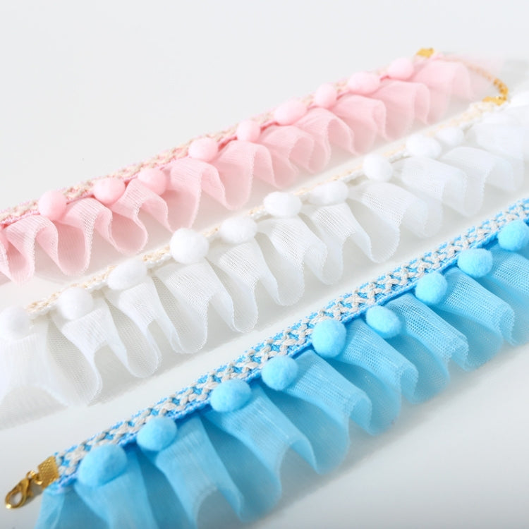 Lace Pet Adjustable Collar Cat Dog Photo Accessories