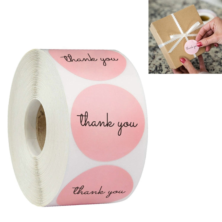Thank You Sticker Label, Size: 2.5cm / 1 inch