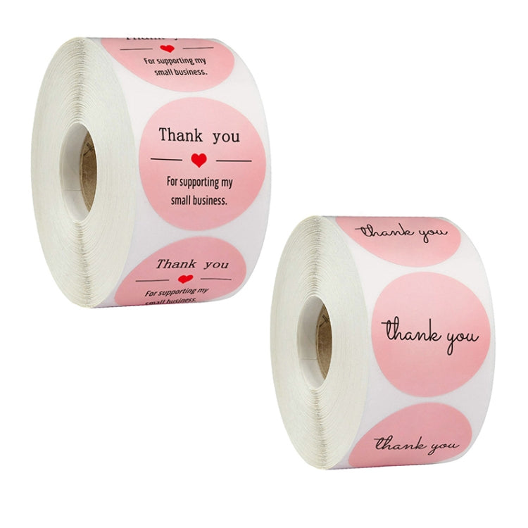 Thank You Sticker Label, Size: 2.5cm / 1 inch