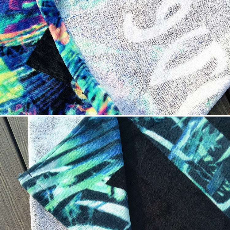 Printed Soft Bath Towel Adult Cotton Beach Pad Towel Size: 147x71cm