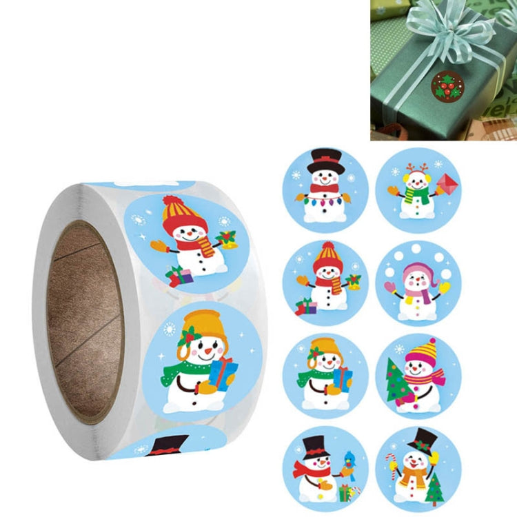 Christmas Decoration Gift Series Stickers Label, Size: 2.5cm / 1inch