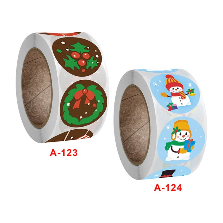 Christmas Decoration Gift Series Stickers Label, Size: 2.5cm / 1inch