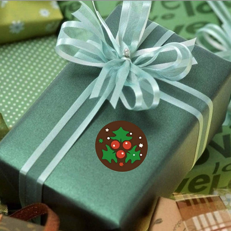 Christmas Decoration Gift Series Stickers Label, Size: 2.5cm / 1inch