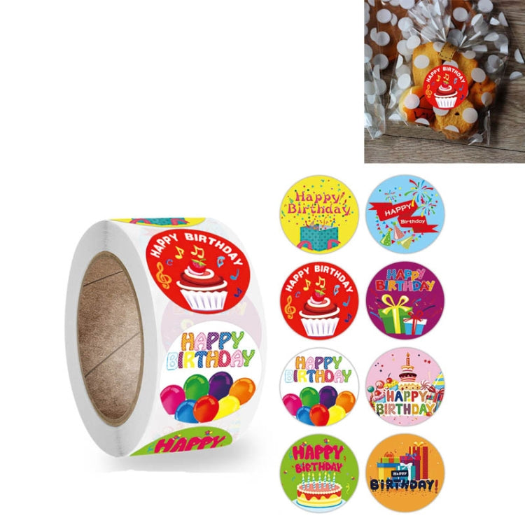 Children Happy Birthday Stickers Decorations Greeting Cards Label