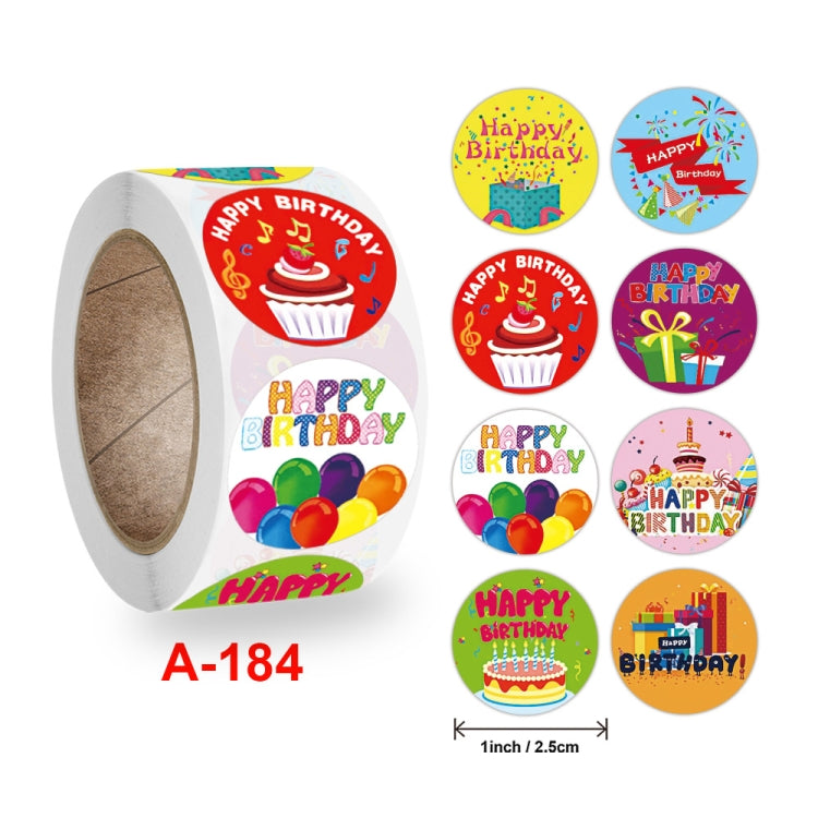 Children Happy Birthday Stickers Decorations Greeting Cards Label