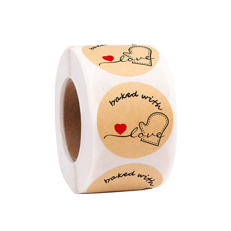 Baked Cake Food Holiday Decoration Label Sticker