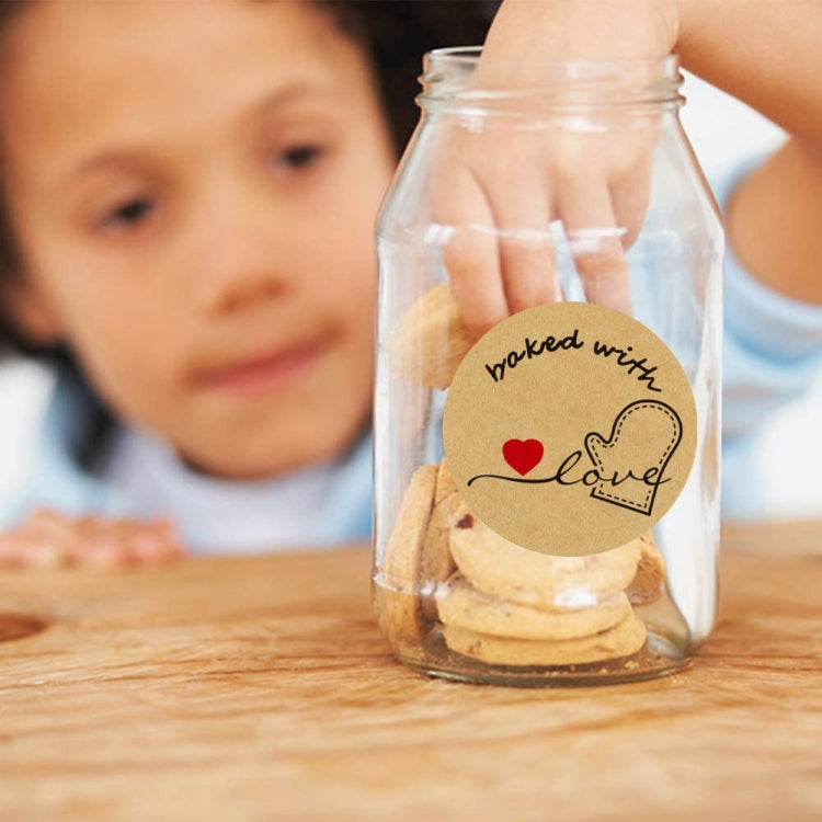 Baked Cake Food Holiday Decoration Label Sticker