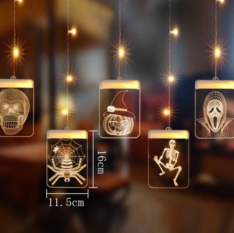 LED Halloween Light String Masquerade Party Decoration Lamp