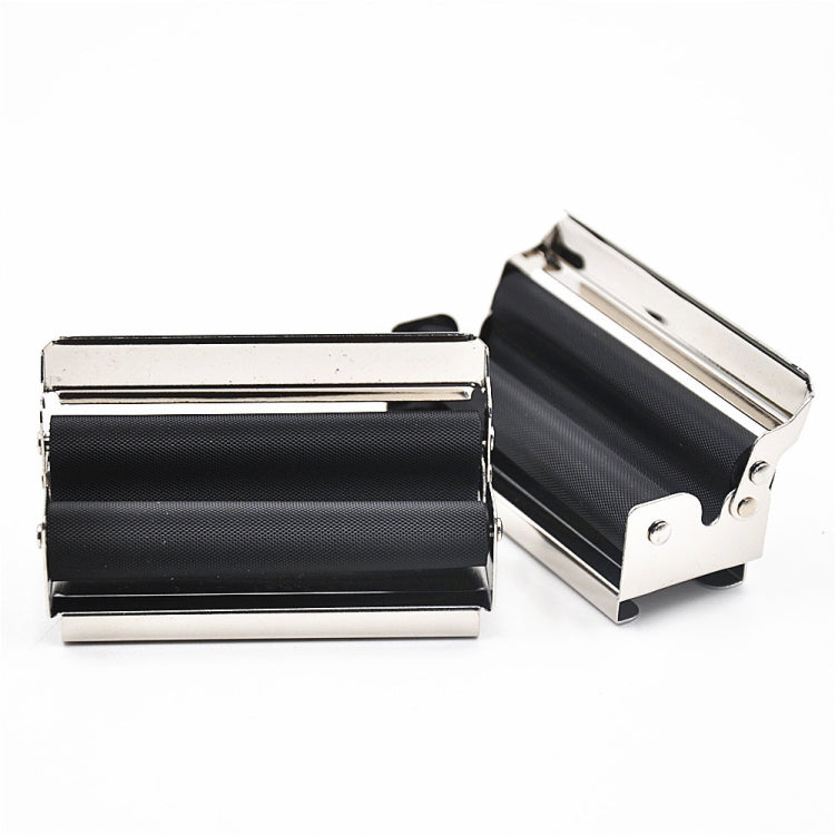 2 PCS Automatic Metal Cigarette Maker With Lid, Specification: 7.3x2.6x2cm