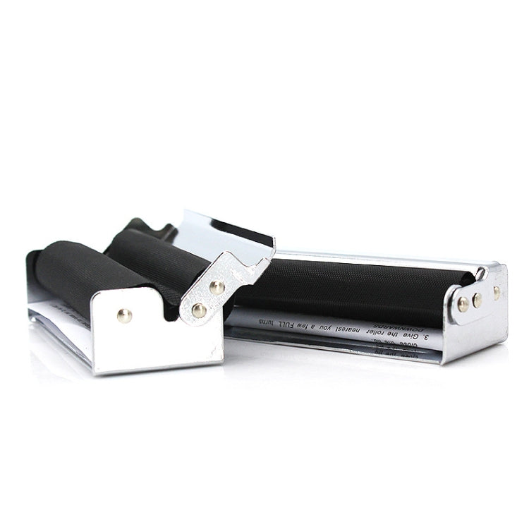 2 PCS Automatic Metal Cigarette Maker With Lid, Specification: 7.3x2.6x2cm