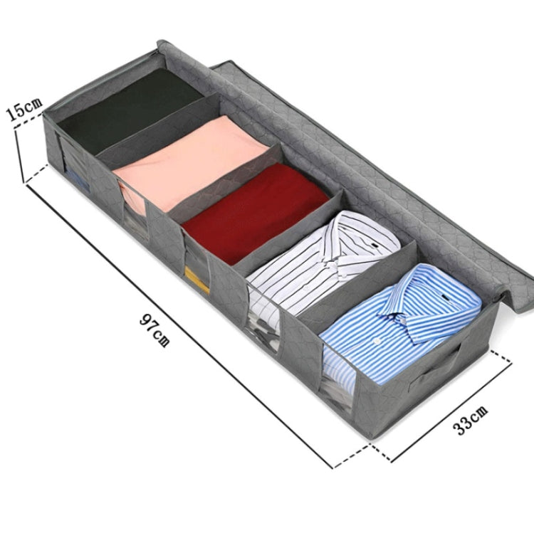 Non-Woven Bed Storage Box Foldable Quilt Clothes Dust-Proof & Moisture-Proof Storage Bag