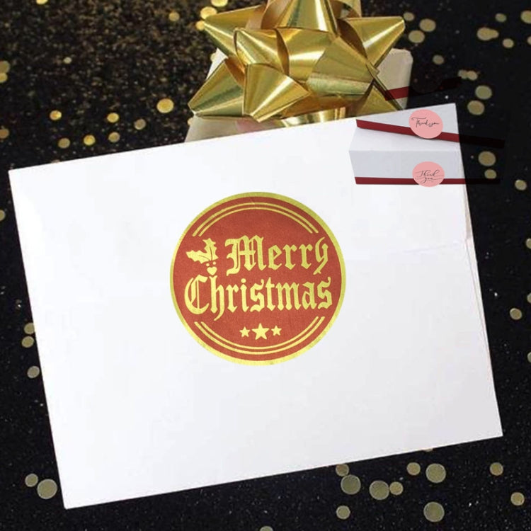 5 PCS Christmas Holiday Decoration Gift Sticker Label