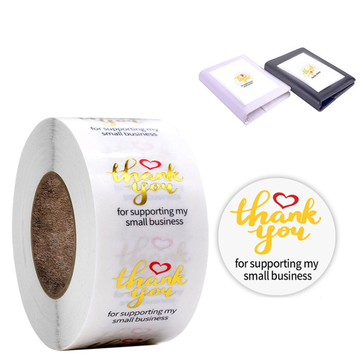 Transparent Hot Stamping Thank You Sticker Wedding Gift Decoration Label Envelope Seal Sticker