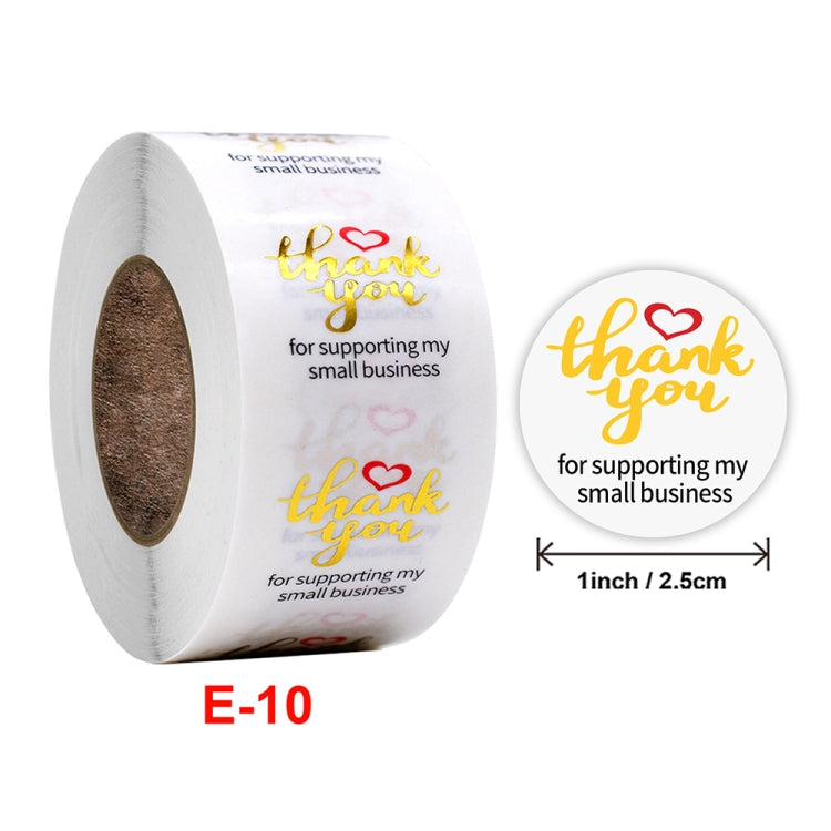 Transparent Hot Stamping Thank You Sticker Wedding Gift Decoration Label Envelope Seal Sticker