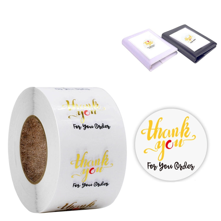 Transparent Hot Stamping Thank You Sticker Wedding Gift Decoration Label Envelope Seal Sticker