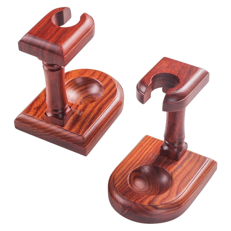 Solid Wood Pipe Rack Seat Single Pipe Pipe Display Stand Retro Removable Red Sandalwood Pipe Rack Holder
