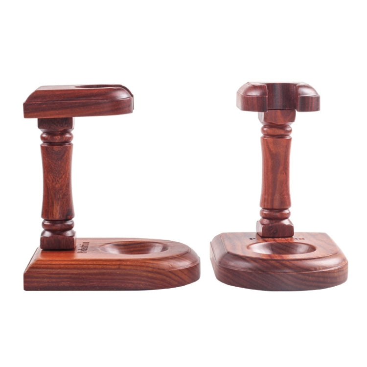 Solid Wood Pipe Rack Seat Single Pipe Pipe Display Stand Retro Removable Red Sandalwood Pipe Rack Holder