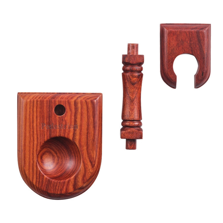 Solid Wood Pipe Rack Seat Single Pipe Pipe Display Stand Retro Removable Red Sandalwood Pipe Rack Holder