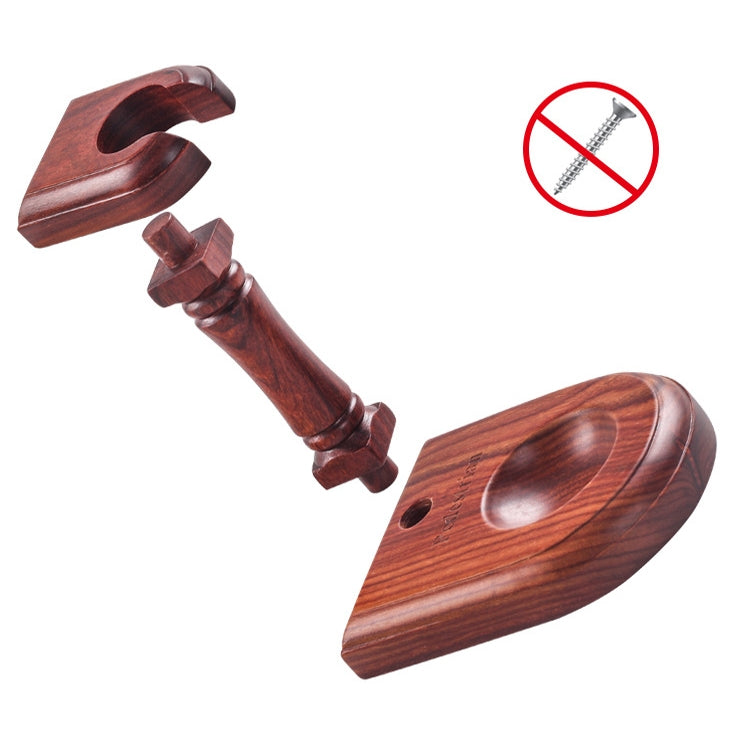 Solid Wood Pipe Rack Seat Single Pipe Pipe Display Stand Retro Removable Red Sandalwood Pipe Rack Holder