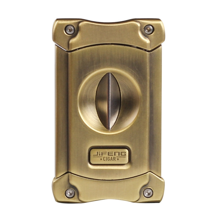 JIFENG 3 In 1 V Cigar Scissors Cigar Holder Cigar Cutter With Cigar Puncher