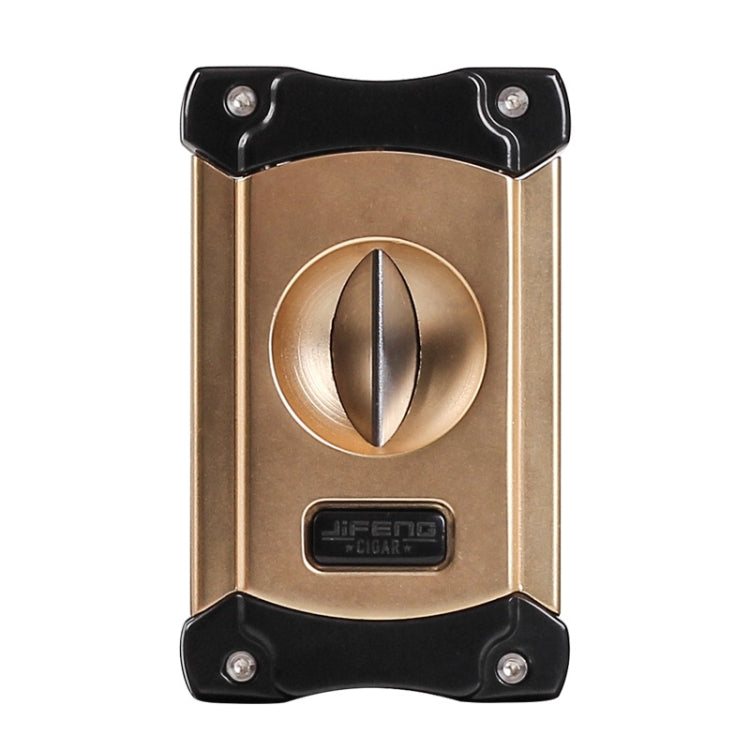 JIFENG 3 In 1 V Cigar Scissors Cigar Holder Cigar Cutter With Cigar Puncher