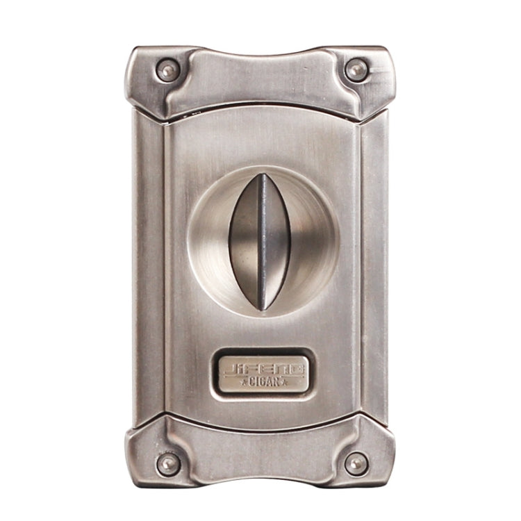 JIFENG 3 In 1 V Cigar Scissors Cigar Holder Cigar Cutter With Cigar Puncher