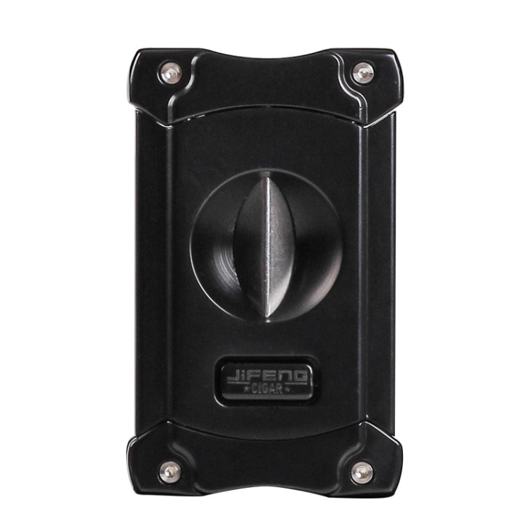 JIFENG 3 In 1 V Cigar Scissors Cigar Holder Cigar Cutter With Cigar Puncher