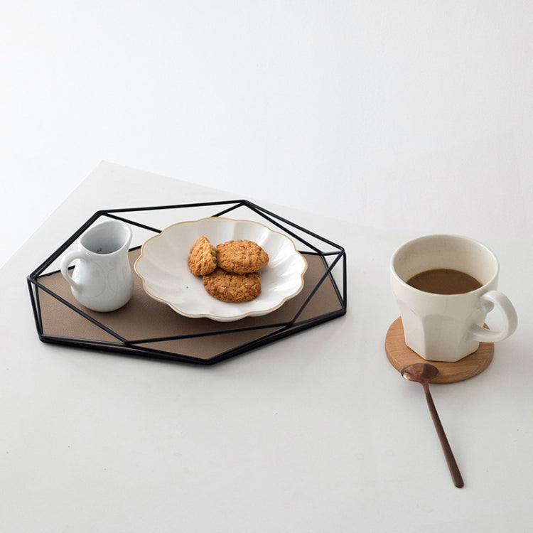 Hexagon Storage Tray Entrance Key Tray Jewelry Display Tray