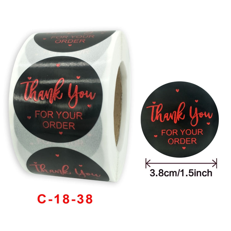 Thanks Baking Decoration Stickers Handmade Label