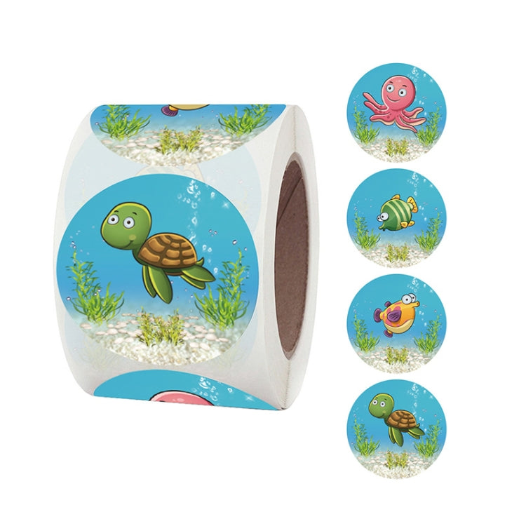 Roll Children Animal Cartoon Stickers Holiday Decoration Label