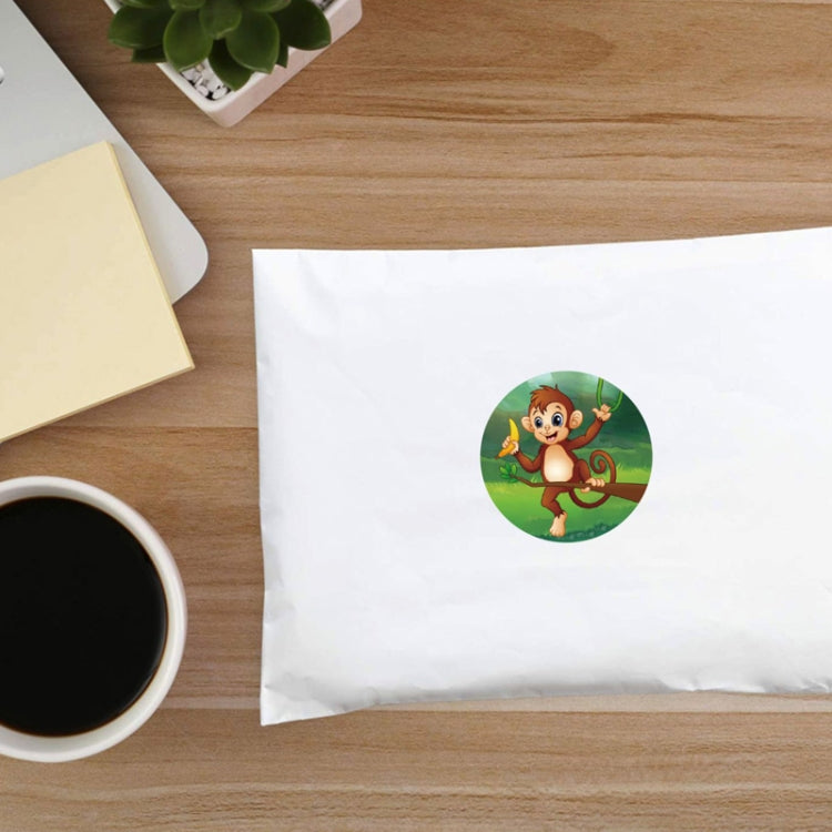 Roll Children Animal Cartoon Stickers Holiday Decoration Label