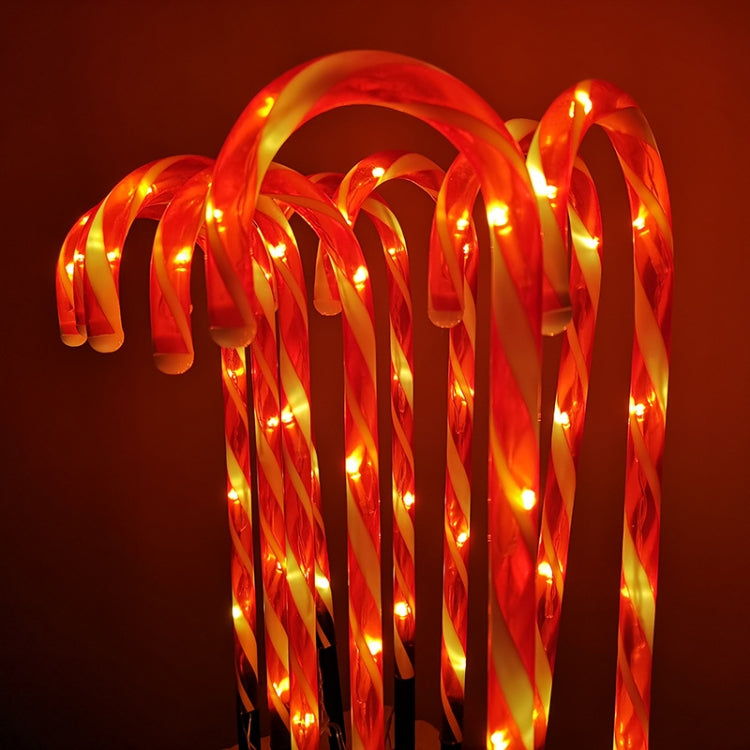 10 in 1 Christmas Cane Lights Holiday Indoor Garden Decoration Lights
