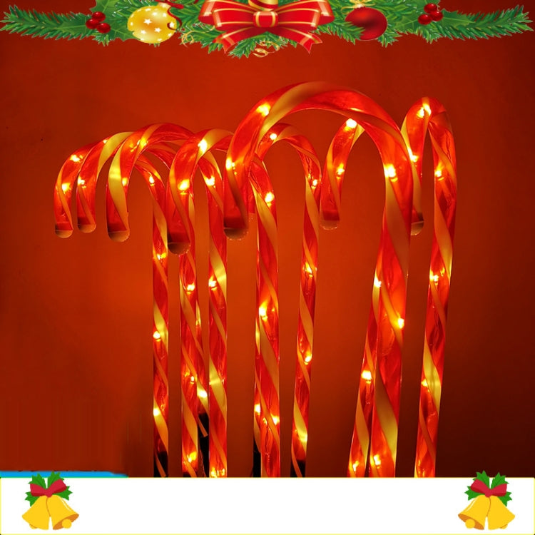 10 in 1 Christmas Cane Lights Holiday Indoor Garden Decoration Lights