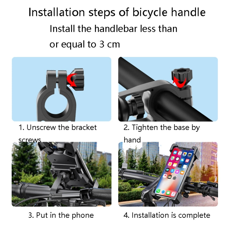 Electric Car Rearview Mirror Mobile Phone Bracket Bicycle Mobile Phone Bracket Motorcycle Handle Mobile Phone Bracket Riding Bracket