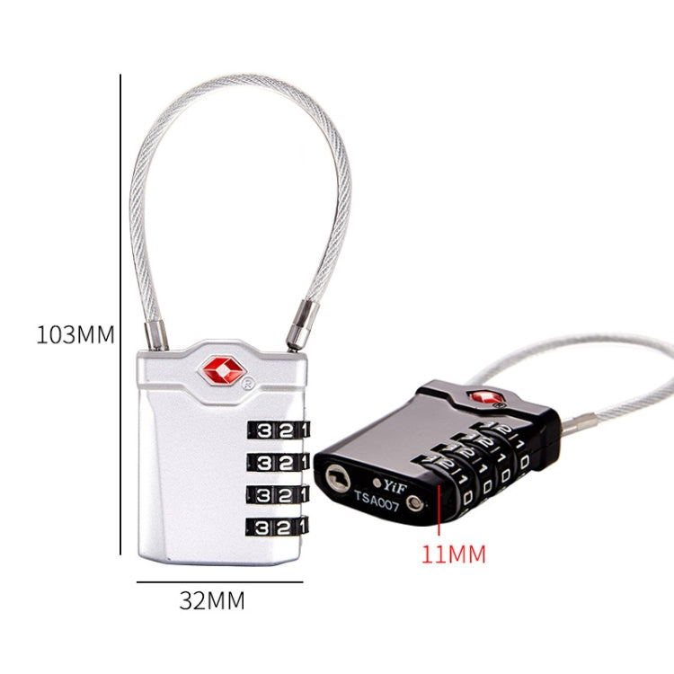 Zinc Alloy Red Dot Luggage Small Padlock Small Mini Code Lock