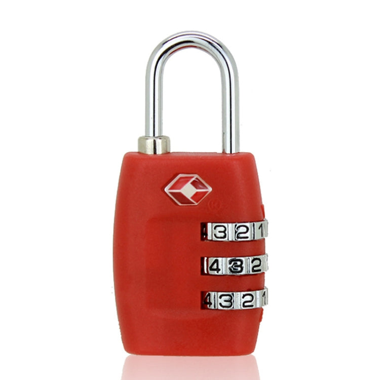 Customs Luggage Lock Overseas Travel Luggage Zipper Lock Plastic TSA Code Lock