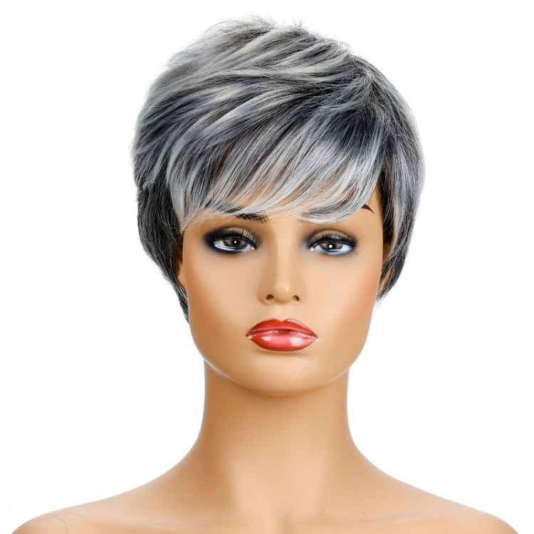 Ladies Fashion Realistic Wig Short Curly Hair Headgear