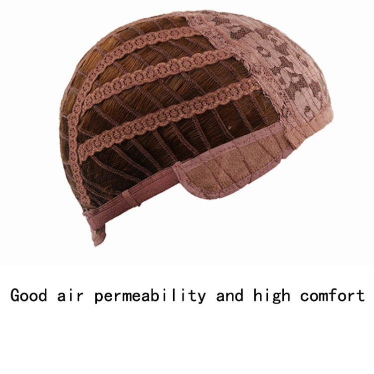 Ladies Fashion Realistic Wig Short Curly Hair Headgear