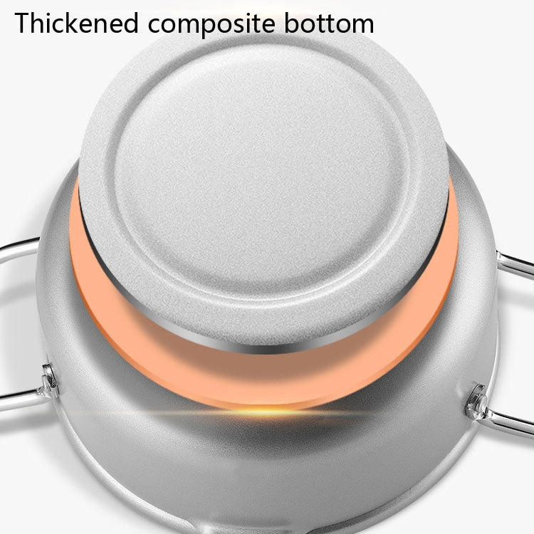 Fryer Pot Household Non-Stick Pan Temperature Control Mini Frying Pot