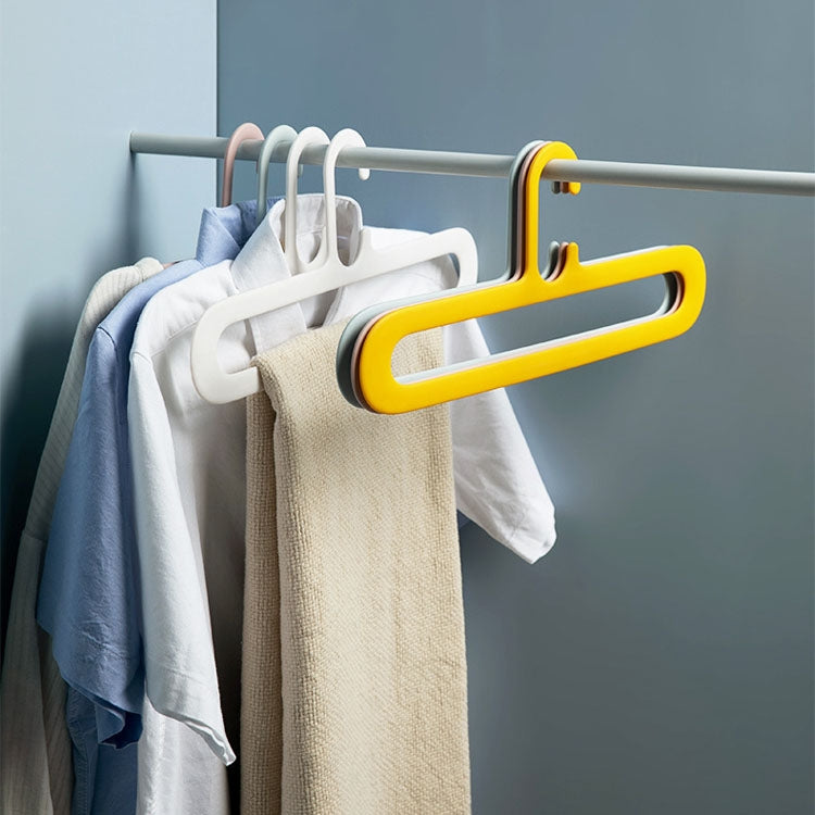 Hanger Plastic Fit Non-Slip Clothes Rack Simple And Flexible Storage Hanger Hook