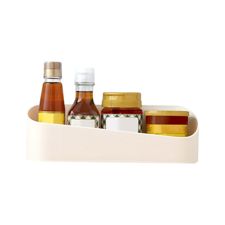 Bathroom Paste Wall-Mounted Plastic Storage Rack Geometric Shape Bathroom Rack