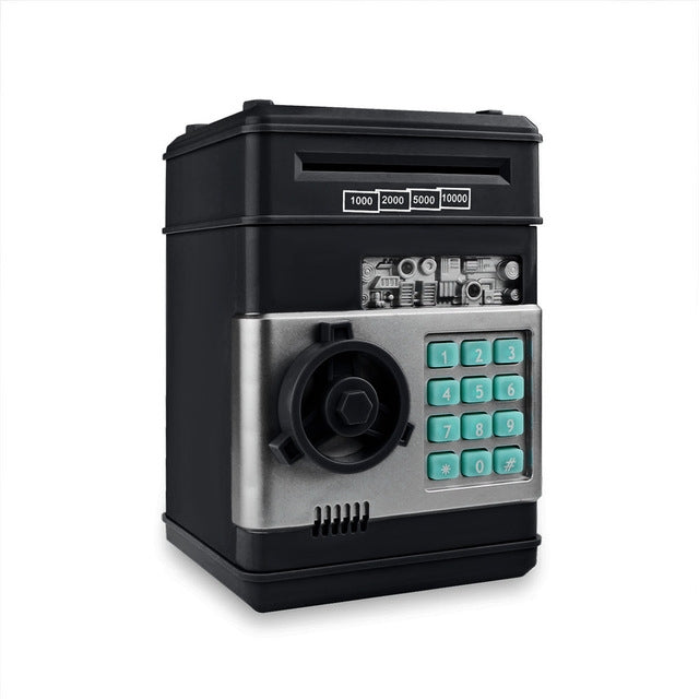 Electronic Piggy Bank ATM Password Money Coins Saving Box
