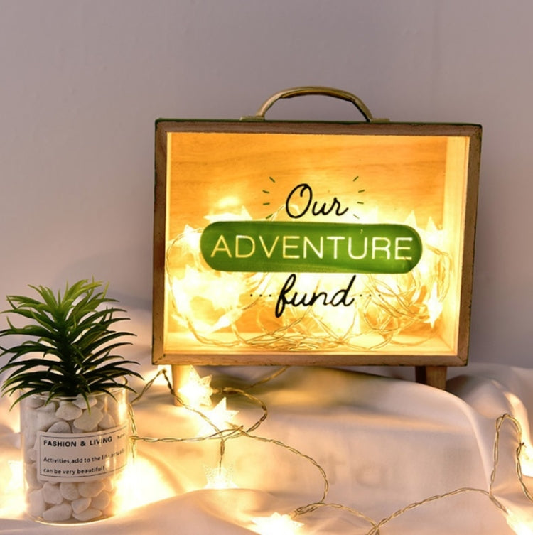 Wooden Piggy Bank Large Capacity Children Savings Box Creative Desktop Accessories